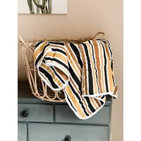 4-Layer Muslin Quilt Cinnamon Earth Tone Gender Neutral Fall Autumn Breathable Soft Baby Shower Gift | Etsy (US)