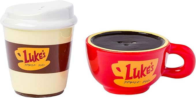 Silver Buffalo Gilmore Girls Latte Mug Ceramic Salt and Pepper Shaker | Amazon (US)