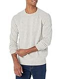 Goodthreads Men's Lambswool Crewneck Sweater, Light Grey, X-Small | Amazon (US)