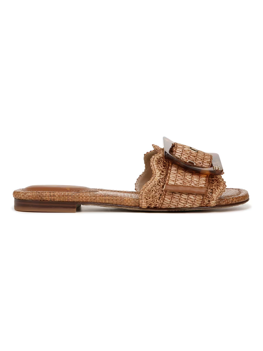 Bambi Buckle Slide Sandals | Saks Fifth Avenue
