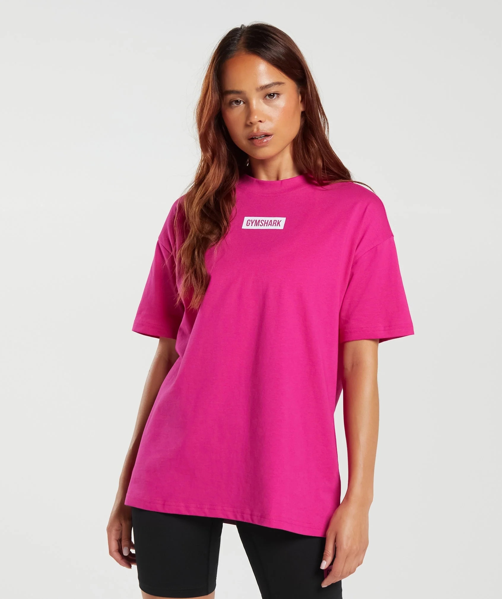 Gymshark Block Oversized T-Shirt - Bold Magenta | Gymshark US