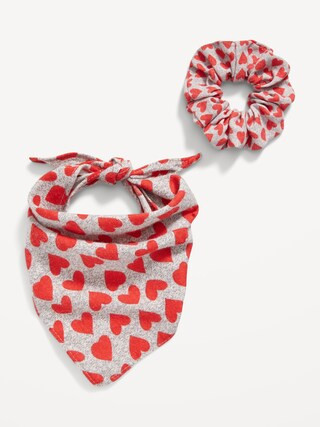 Matching Print Pet Bandana & Hair Scrunchie Set | Old Navy (US)