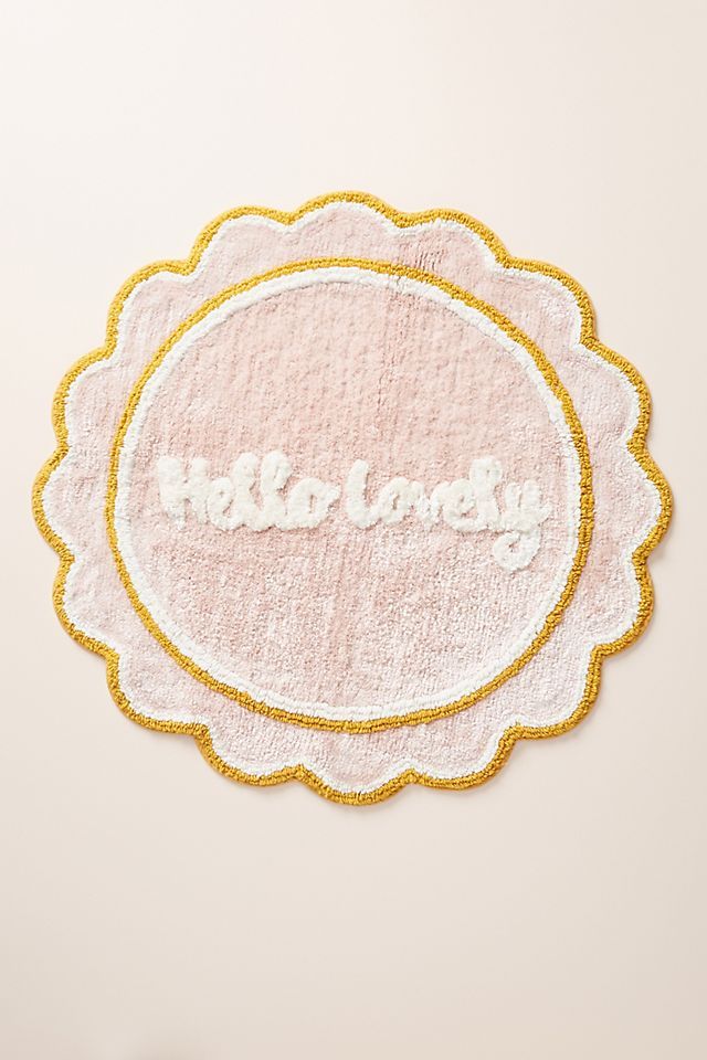 Hello Lovely Bath Mat | Anthropologie (US)