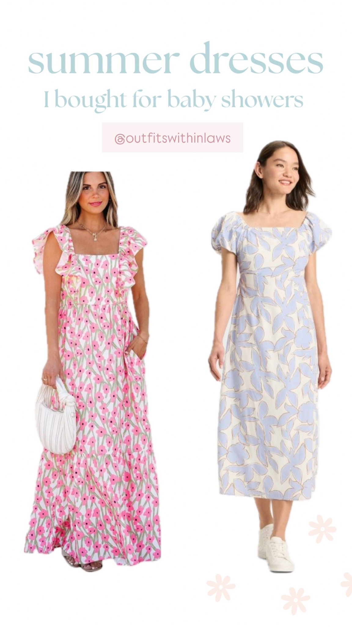 Target dresses I’m loving for the upcoming baby showers I have! So easy to throw on. 