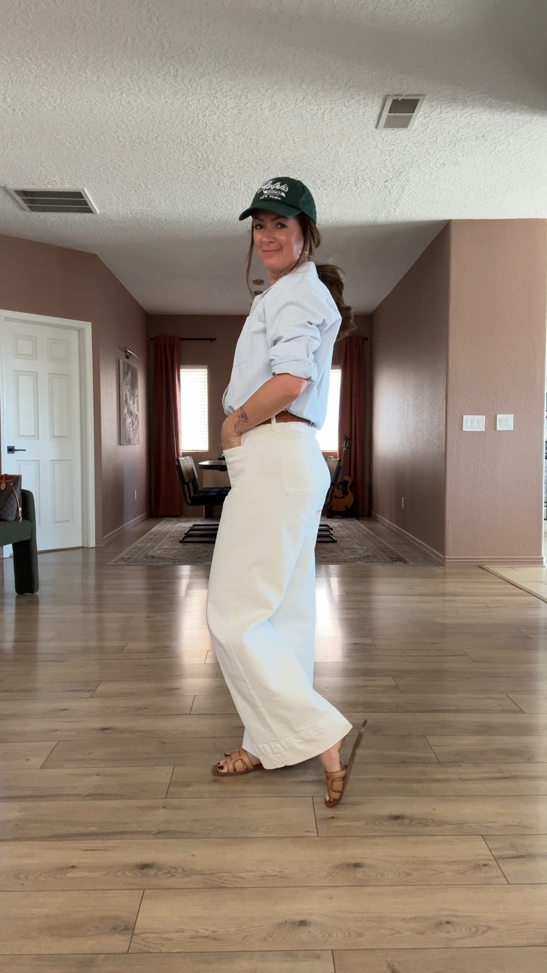 Girl Boss Brunch Club meet up OOTD. Don’t sleep on the these H& M Jeans. Super comfortable and at a great price point  

#LTKOver40 #LTKFindsUnder50