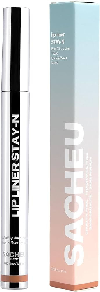 Sacheu Lip Liner Stay-N - Peel Off Lip Liner Tattoo, Lip Stain, Peel Off Lip Stain, Long Lasting ... | Amazon (US)