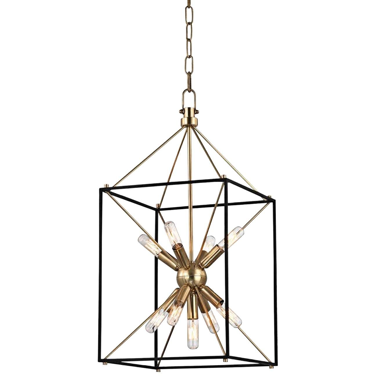 Hudson Valley Glendale 24 3/4" High Aged Brass Modern Pendant Light | Lamps Plus