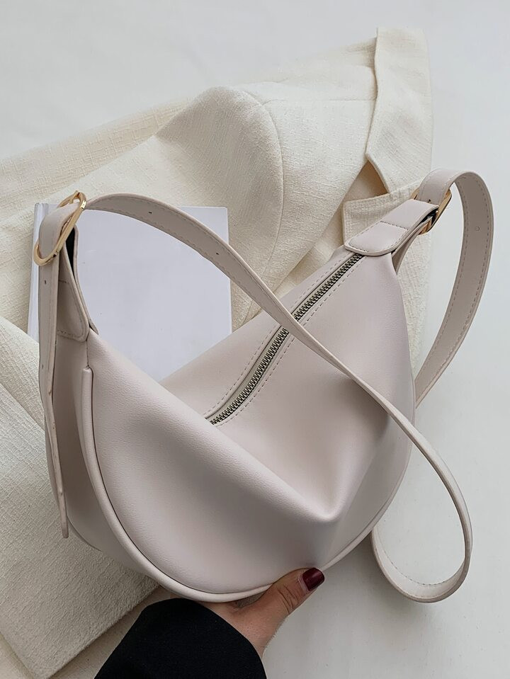 Lightweight,Business Casual Fashionable Minimalist Hobo Bag For Teen Girls Women College Students... | SHEIN