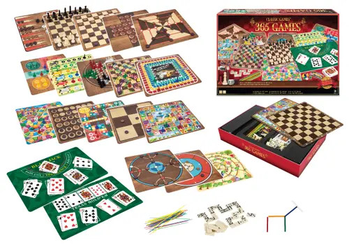 Ambassador Games 365 Games Classic Board & Card Games Set in Multicolored at Nordstrom | Nordstrom
