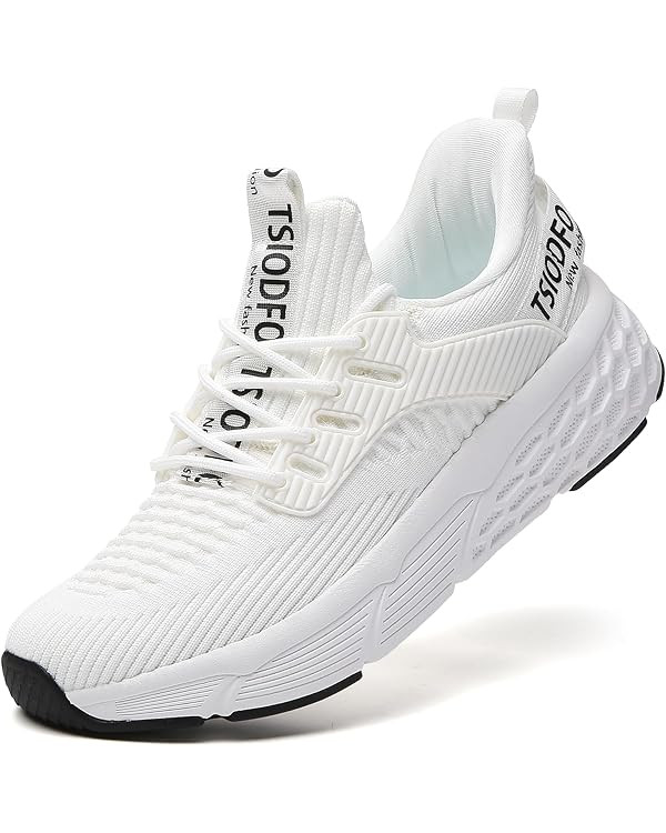 TSIODFO Womens Slip On Running Shoes Wide Lightweight Gym Workout Walking Shoes | Amazon (US)