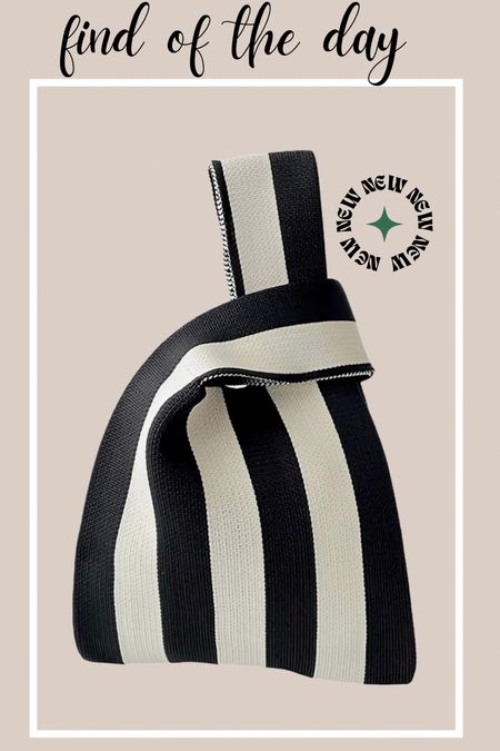 Find of the day
Amazon stripe bag 

#LTKfindsunder50 #LTKitbag #LTKSeasonal