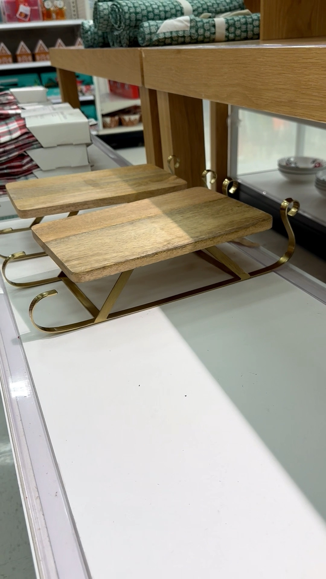 A charcuterie sleigh? How festive! This adorable sleigh is such a great idea for bringing personality and height to your table display and would be the talk of your next holiday party! 🎄 But let’s not stop at charcuterie…use it for displaying desserts, bottles of cooking oils and a salt pot by the cooktop, for a collection of pillar candles, and as the base for a holiday tablescape in your living room, entryway, or sideboard. 🎄 And if you’re a mosaic artist, this would also make a fun substrate for your artwork. 🎄 For mosaic tips, tutorials + inspiration please visit my YouTube channel: YouTube.com/julieweilbacher. Follow @julieweilbacher on Instagram for all things mosaic art. #charcuterieboard #charcuteriesleigh #holidayhosting #target #holidayparty #holidaycharcuterieboard #christmascocktails #christmasbrunch #mosaic #budgetchristmasdecor #christmastablescape #cheeseboard

#LTKFindsUnder50 #LTKHoliday #LTKHome