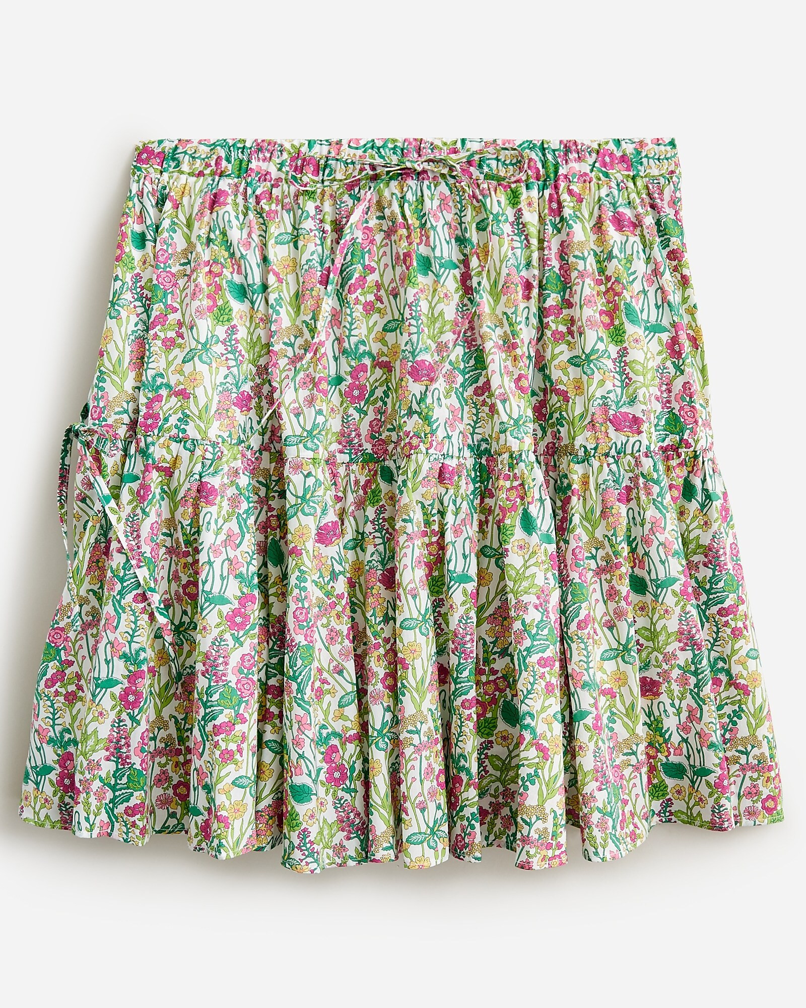 Tiered mini skirt in Liberty® fabric | J. Crew US