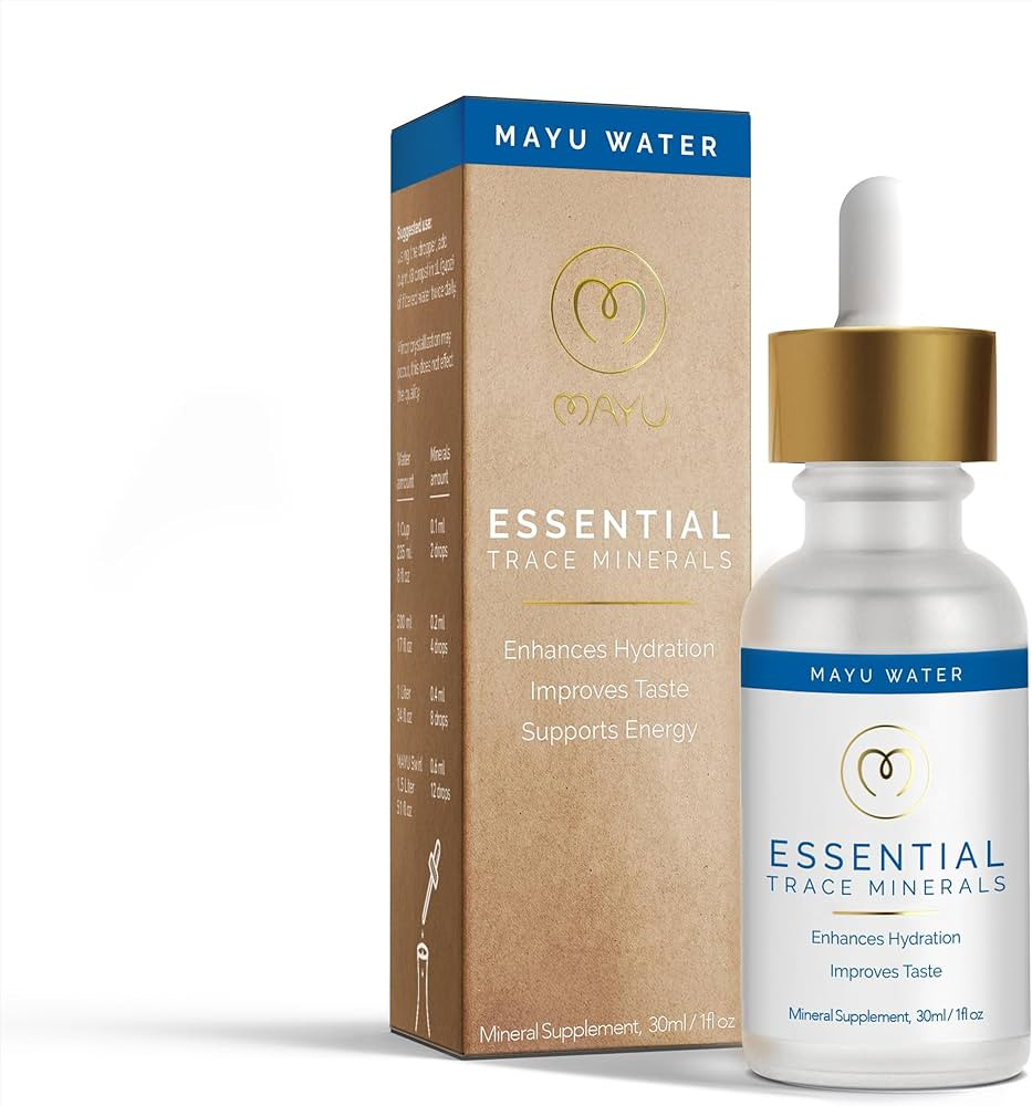 MAYU, Trace Mineral Drops (1 btl.), Promotes Hydration, Taste & Daily Energy, 70+ Balanced Trace ... | Amazon (US)