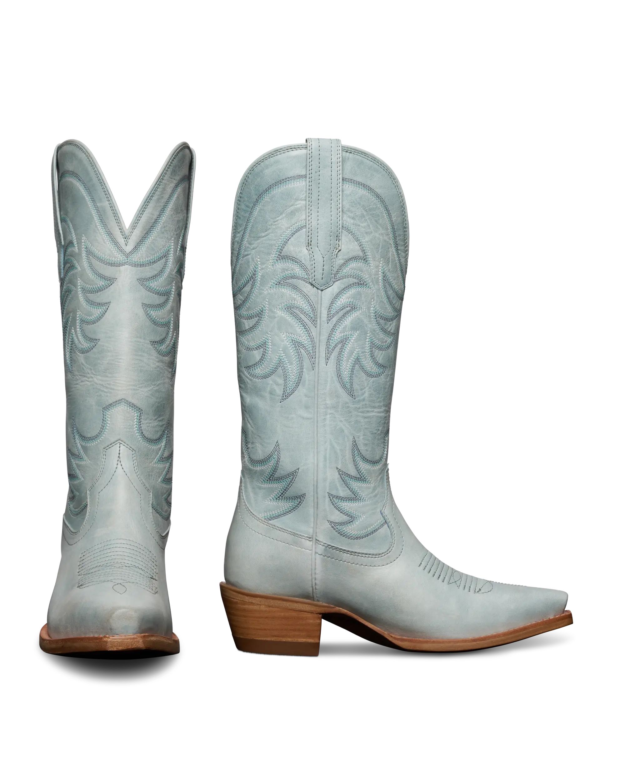 Women's Tall Cowgirl Boots |  The Annie - Slate Blue | Tecovas | Tecovas
