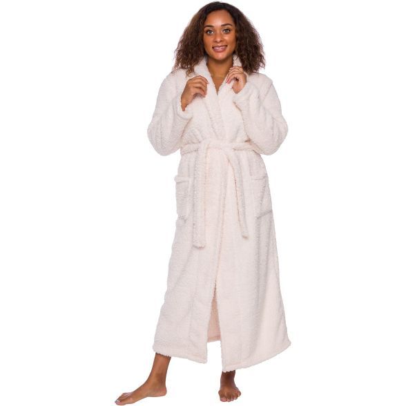 Silver Lilly Womens Luxury Sherpa Robe | Target