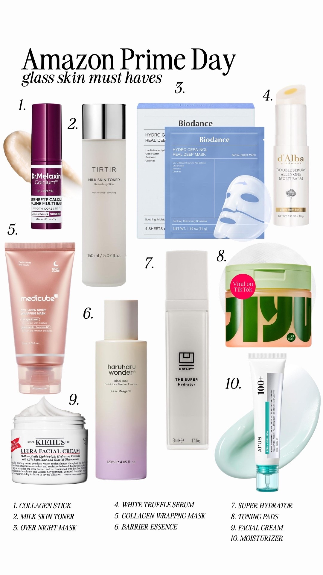 Amazon Prime Day 
glass skin must haves