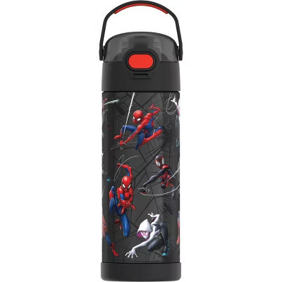 Thermos 16oz Stainless Steel FUNtainer Water Bottle with Bail Handle - Black | Target