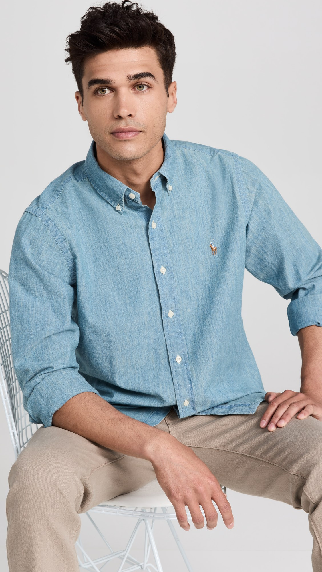 Classic Fit Chambray Shirt | Shopbop