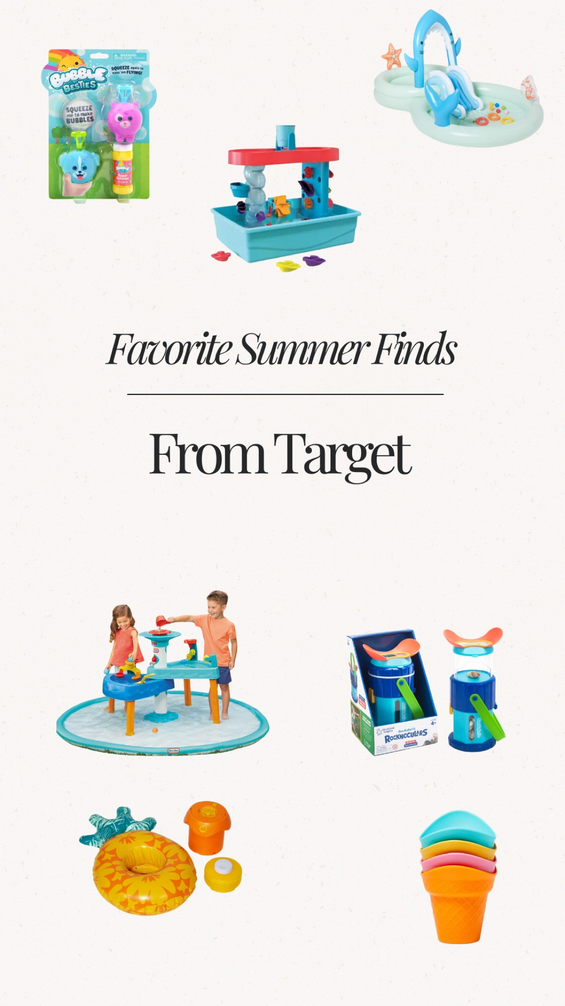 Favorite Summer Finds from Target 

#LTKhome #LTKkids #LTKswim