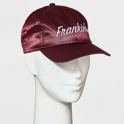 Frankie's Satin Baseball Hat - Burgundy | Target