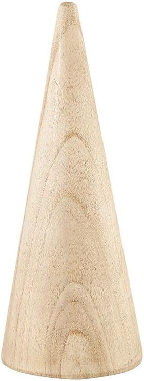 Santa Barbara Design Studio Décor Holiday Collection - Wooden Cone Tabletop Tree, Small, Natural | Amazon (US)