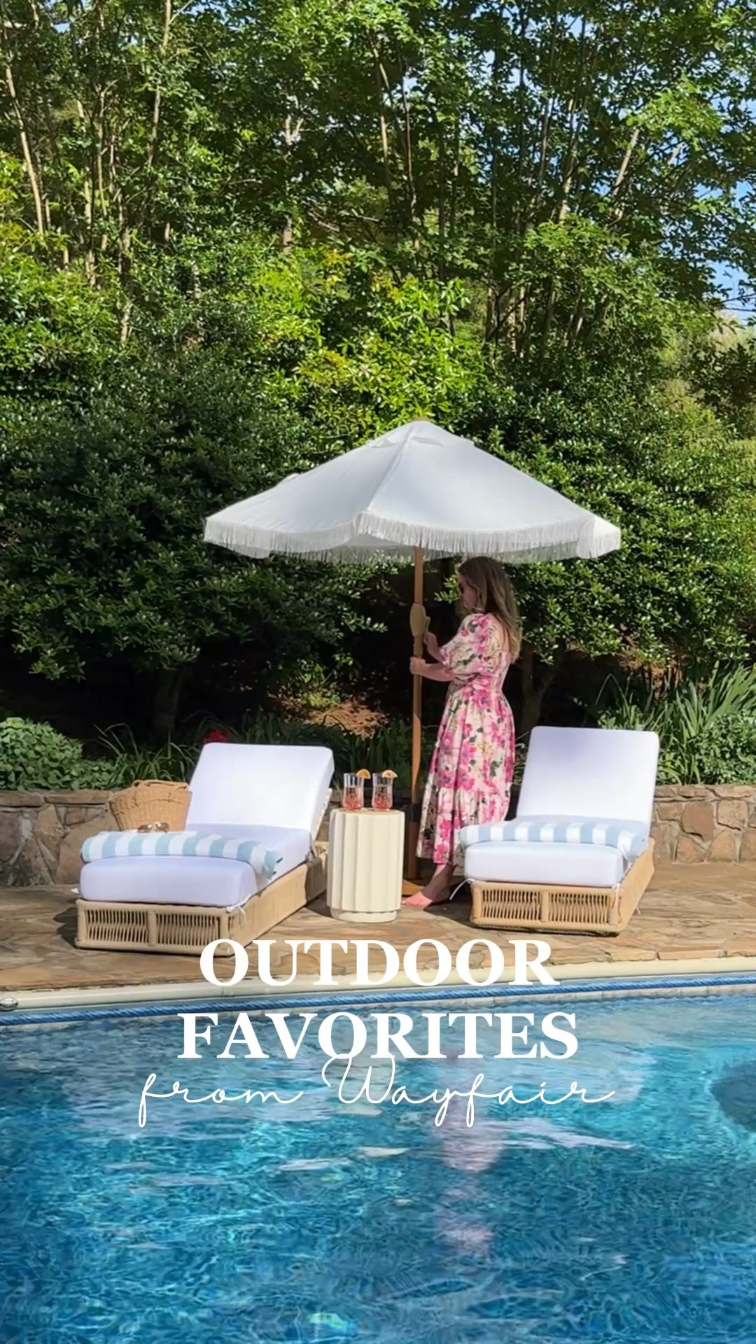 #ad Here are some of my poolside essentials from @Wayfair  ! ☀️From front porch decor to poolside essentials, Wayfair has so many of my favorites to make your space feel cozy & ready for hosting this summer! The Hot Summer Sale is happening now, so grab all of my favorites on sale while you can!  #Wayfair #WayfairPartner

#LTKHome #LTKSaleAlert #LTKSeasonal