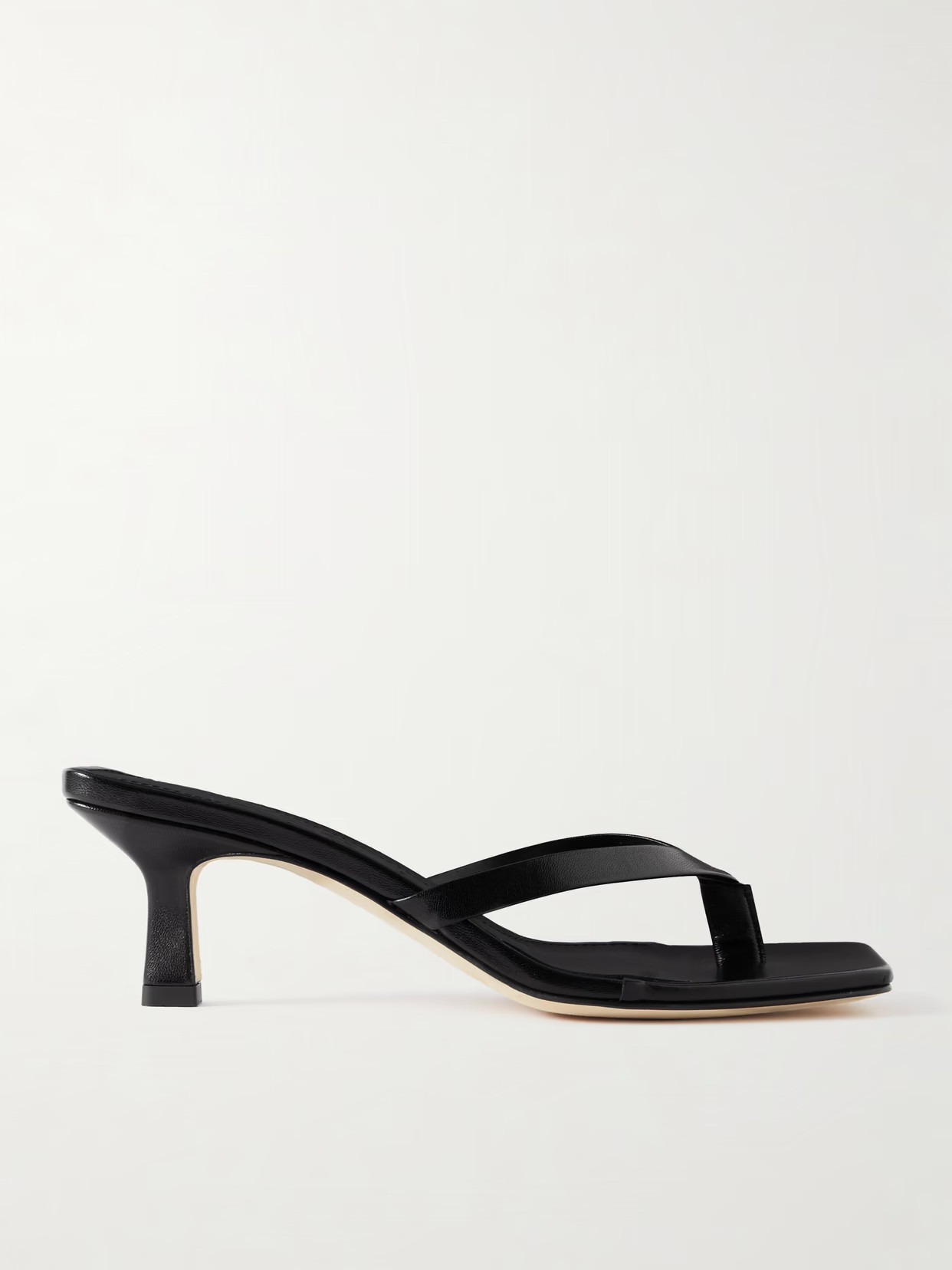 Aeyde - Wilma Leather Sandals - Black | NET-A-PORTER (US)