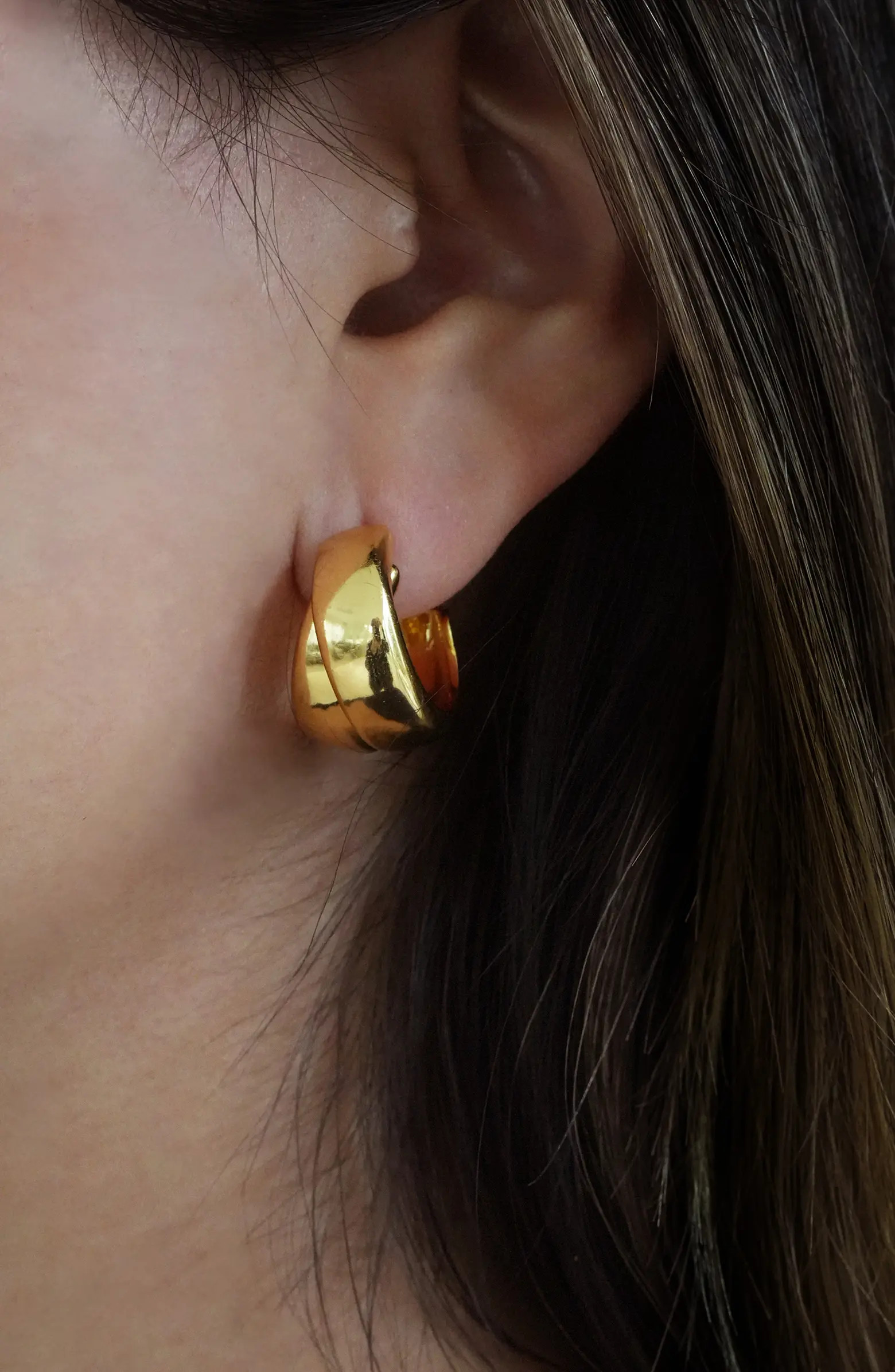 Argento Vivo Sterling Silver Double Hoop Earrings | Nordstrom | Nordstrom