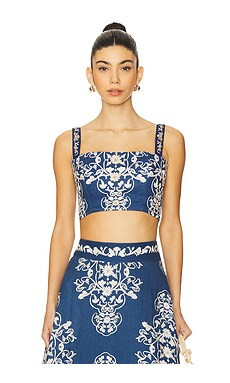 Agua by Agua Bendita Cacao Top in Multicolor from Revolve.com | Revolve Clothing (Global)