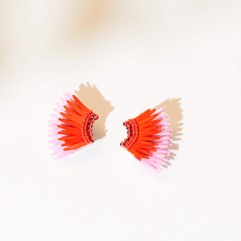 Mini Madeline Earrings Cherry Red | Mignonne Gavigan