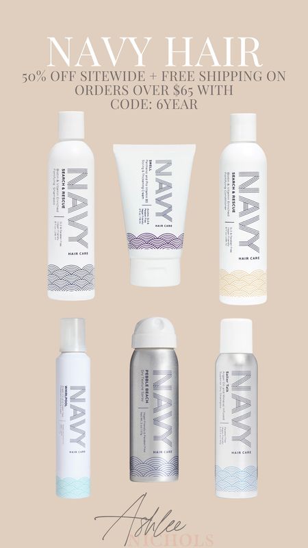 Navy hair 50% off sitewide!! I love the styling cream!! Don’t forget to use code: 6YEAR

Navy hair, on sale, Navy hair styling cream, hair products, shampoo and conditioner

#LTKbeauty #LTKsalealert #LTKSeasonal