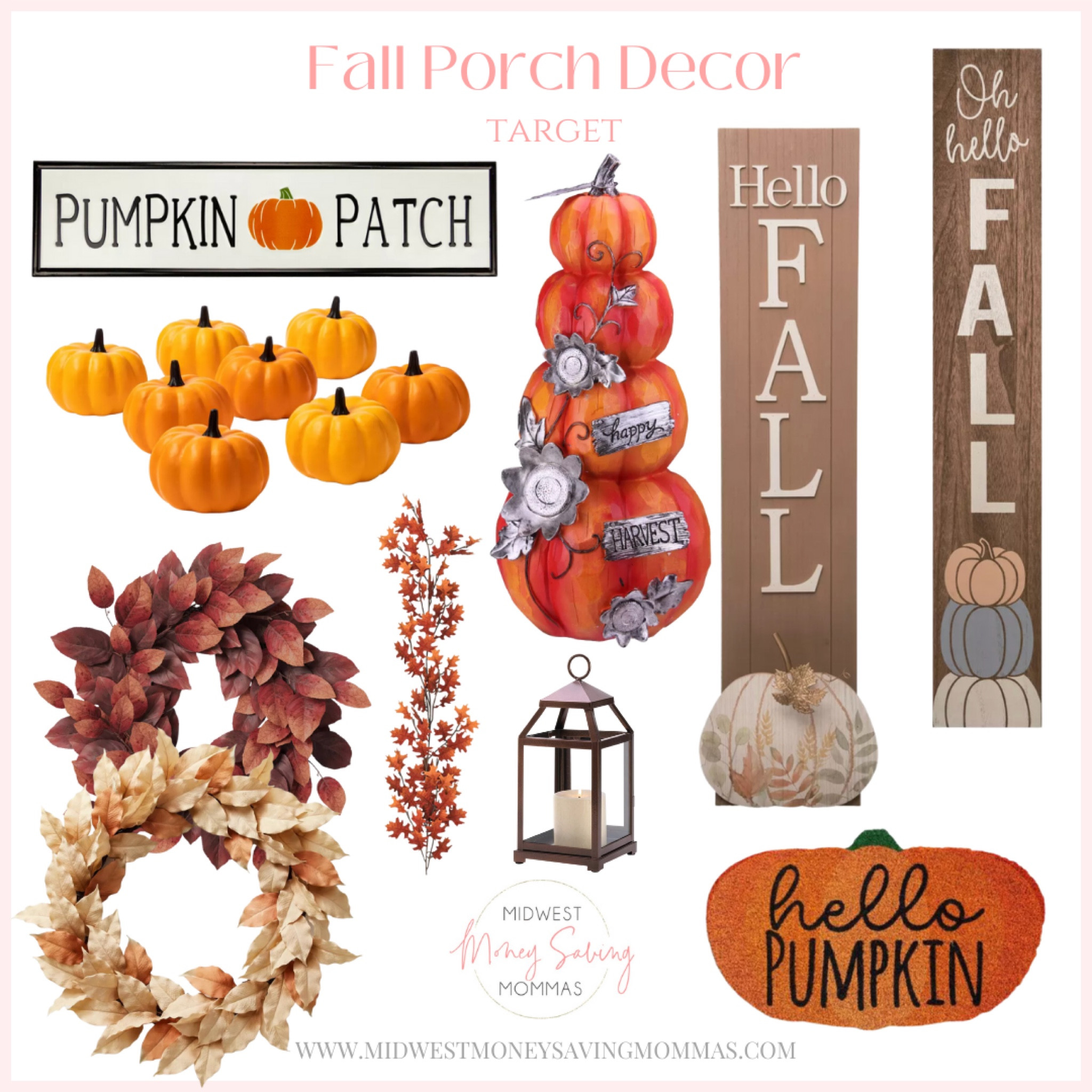 Fall Porch Decor

Home decor  fall decor  wreath  outdoor decor  lantern  pumpkins 

#LTKstyletip #LTKSeasonal #LTKhome