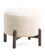 18in Footed Ottoman | Marshalls