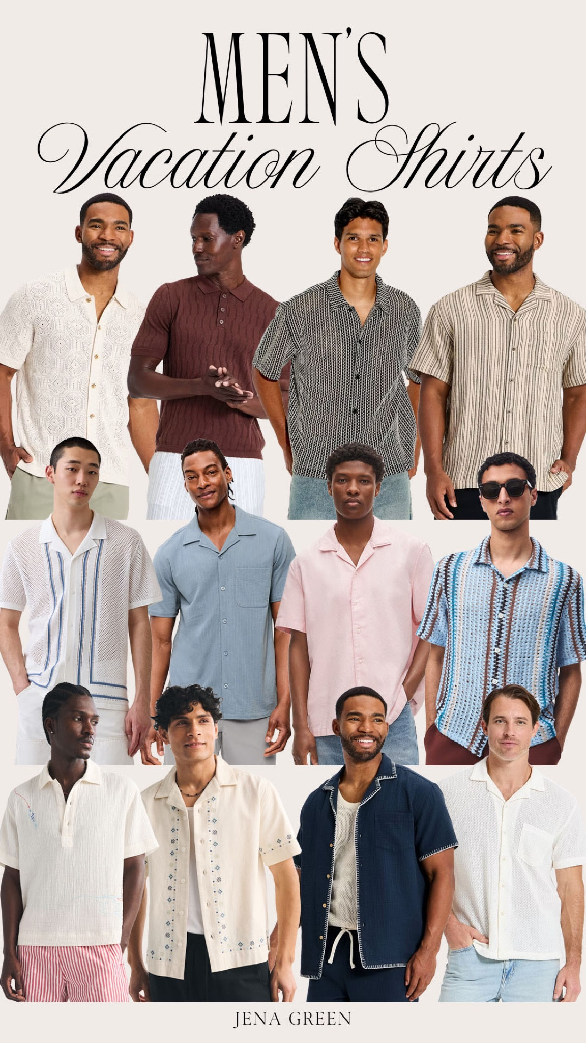 Men’s Vacation Shirts | Men’s Vacation Looks | Mens Beach Vacation Outfit | Mens European Vacation Outfit 

#LTKootd #LTKSeasonal
