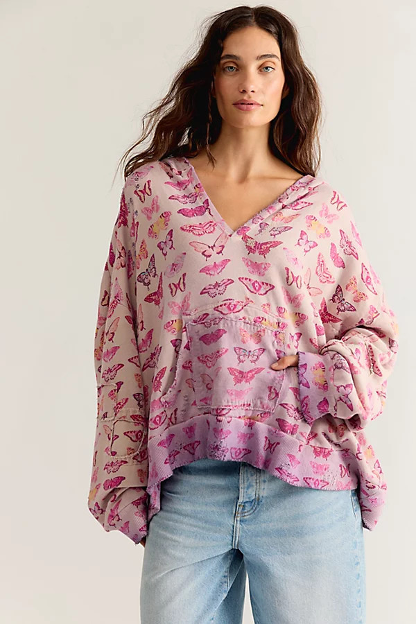 Magnolia Pearl Flight Of The Butterfly Raji Hoodie | Free People (Global - UK&FR Excluded)