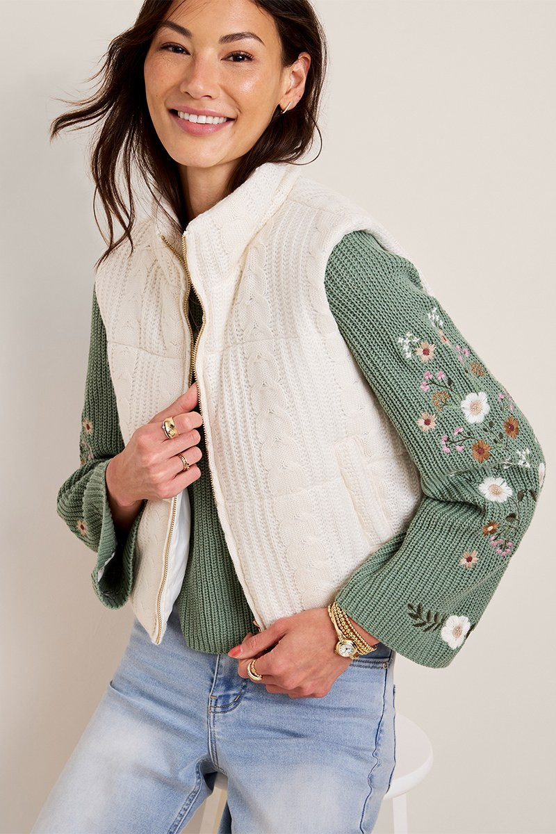 Marie Puffer Vest | Francesca's