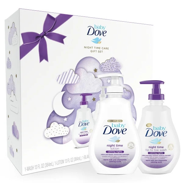 Baby Dove Gift Set Night Time Care, 4 Count | Walmart (US)