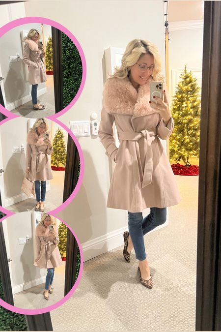 The perfect blush coat for the perfect winter day! 

#LTKfindsunder100 #LTKsalealert #LTKstyletip