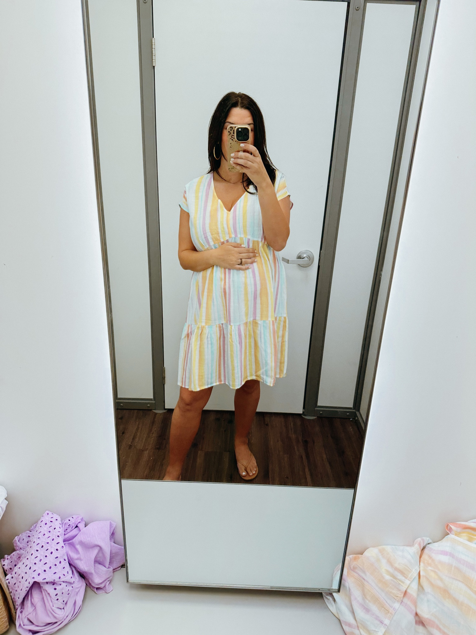 TECHNICALLY NOT MATERNITY!! This striped dress is perfect for Easter or spring! Wearing a medium with a 29-week bump. Definitely fits oversized. 

Walmart finds
Walmart fashion 
Spring outfit
Easter outfit 
Easter dress 

#LTKSeasonal #LTKunder50 #LTKbump