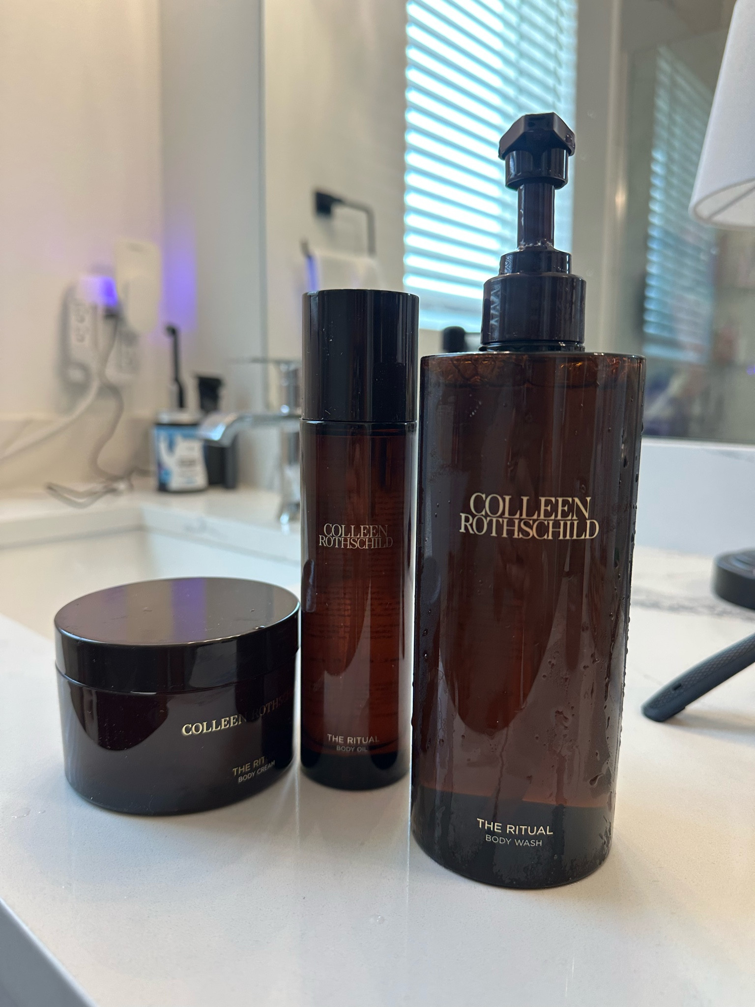 this bodycare trio is giving the supermodel glow especially on my legs it’s so good it’s new to me from CR and I love the tangerine summer fragrance to it 🤤

#bodycare @Colleen Rothschild Beauty #colleenrothschild #bodylotion #bodyoil #unsexyproducts  @Colleen Rothschild

#LTKgrwm #LTKBeauty #LTKselfcare