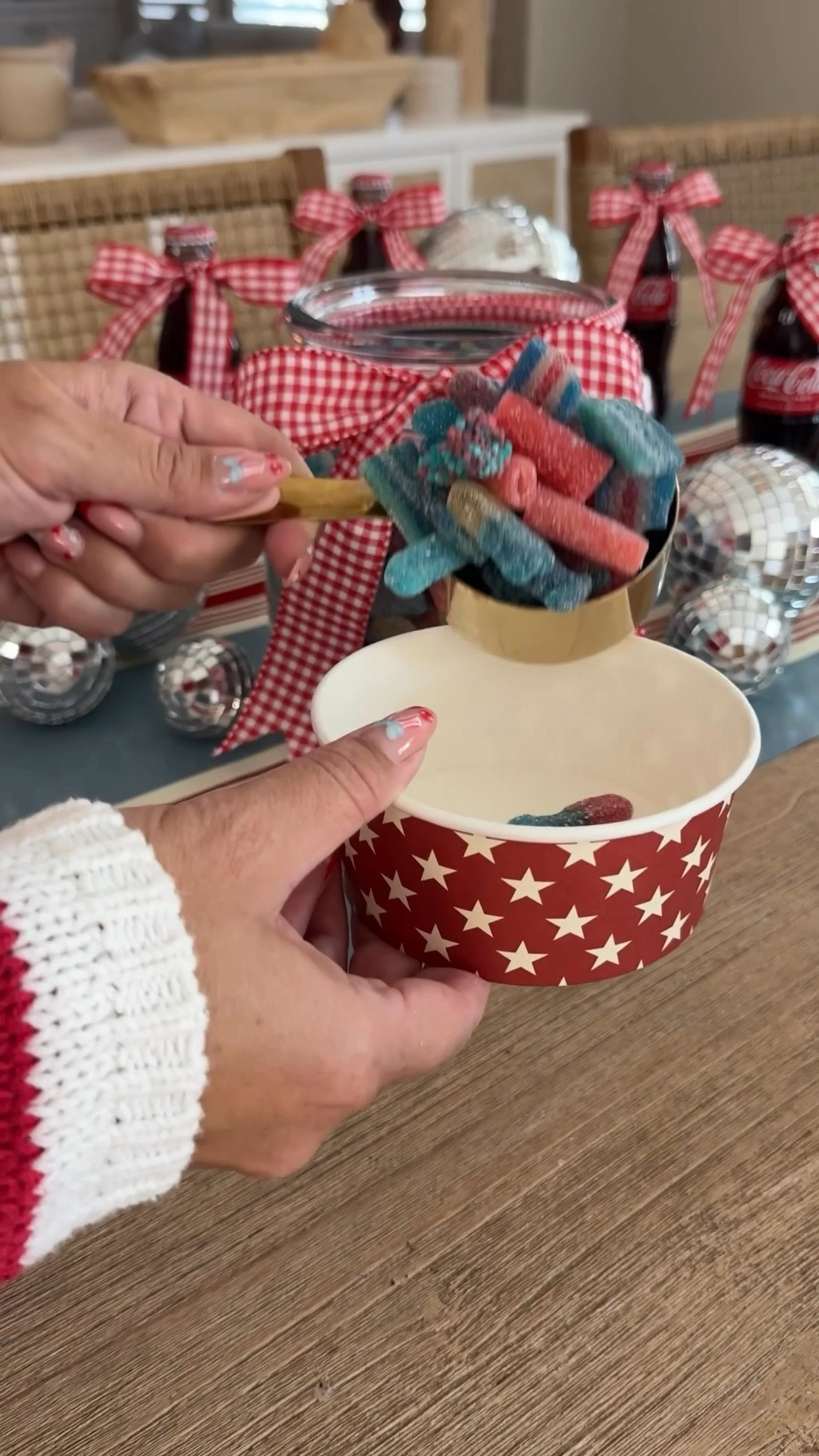 Sweeten up your Memorial day or 4th of July with a candy explosion! 💥 🇺🇸 
This red, white, and blue candy salad is the sweetest way to enjoy the holiday and watch fireworks! 🧨 Pour a scoop in a festive cup, and let the fun begin! 

#LTKFamily #LTKParties #LTKHome