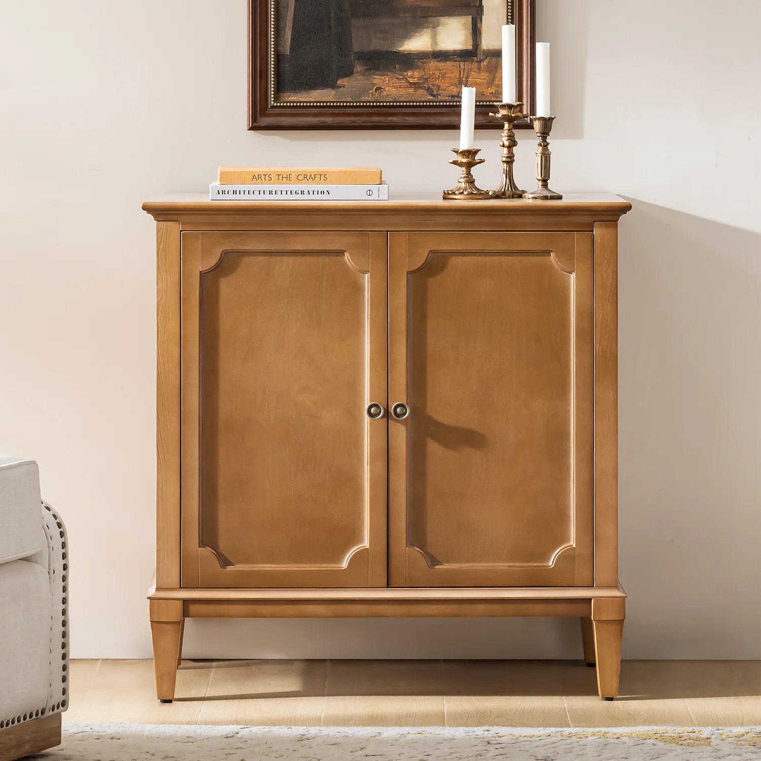 Kayte Transitional 31.5"W 2-Door Accent Cabinet with Adjustable Shelves and Cable Management | Wayfair North America