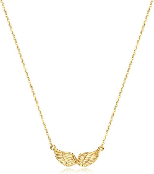 Dremmy Studios Cross Pendant Necklace for Women 14K Gold Plated Cubic Zirconia Evil Eye Butterfly... | Amazon (US)