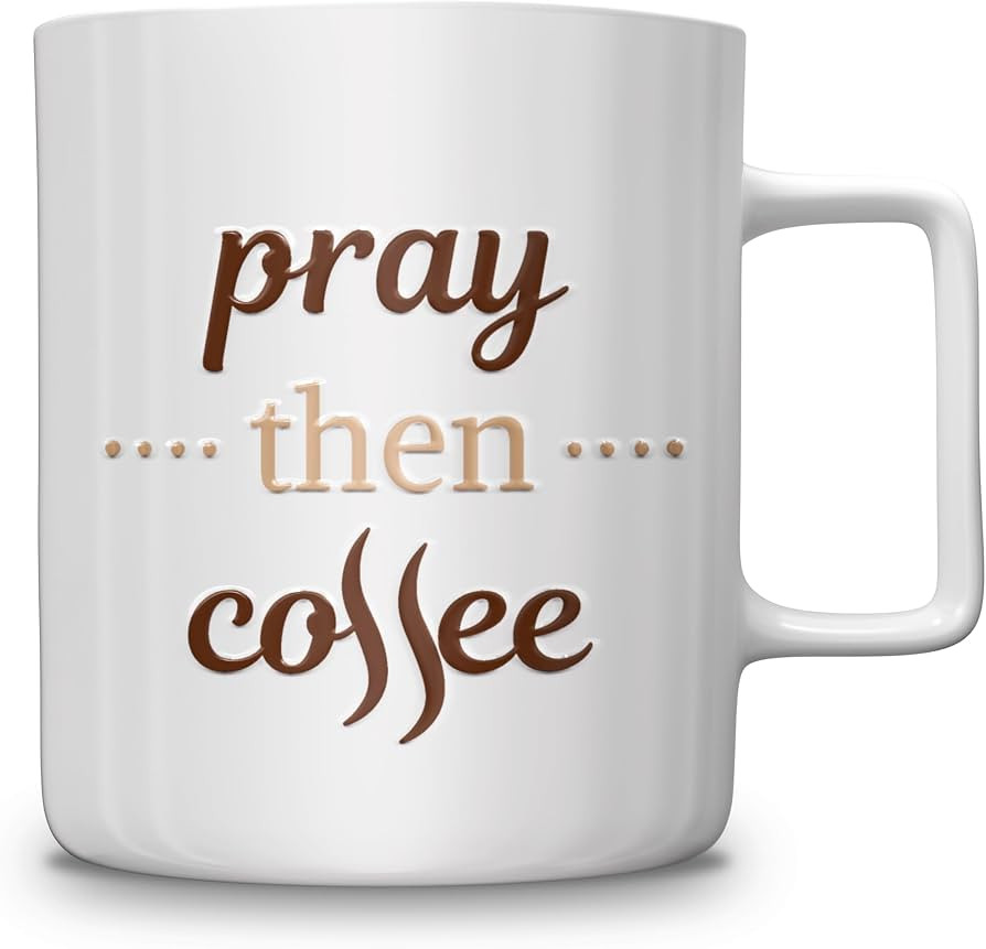 22 oz Oversized Coffee Mug With Upgraded Design Mark 11:24 Bible Verse - Extra Large Coffee Mug P... | Amazon (US)