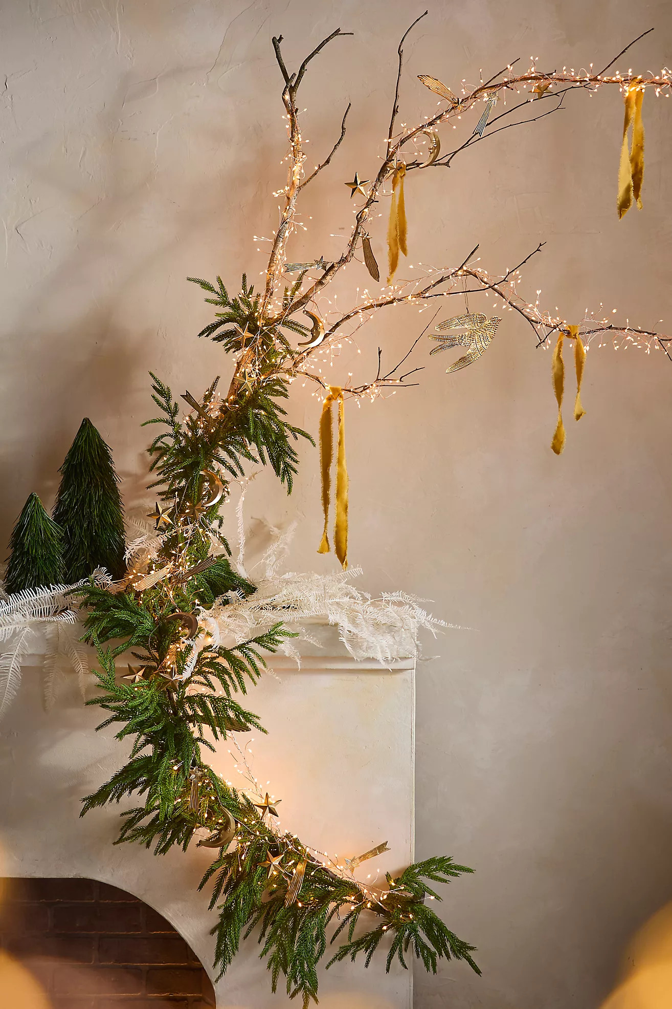Stargazer Twinkling Climbing Vine Garland | Anthropologie (US)