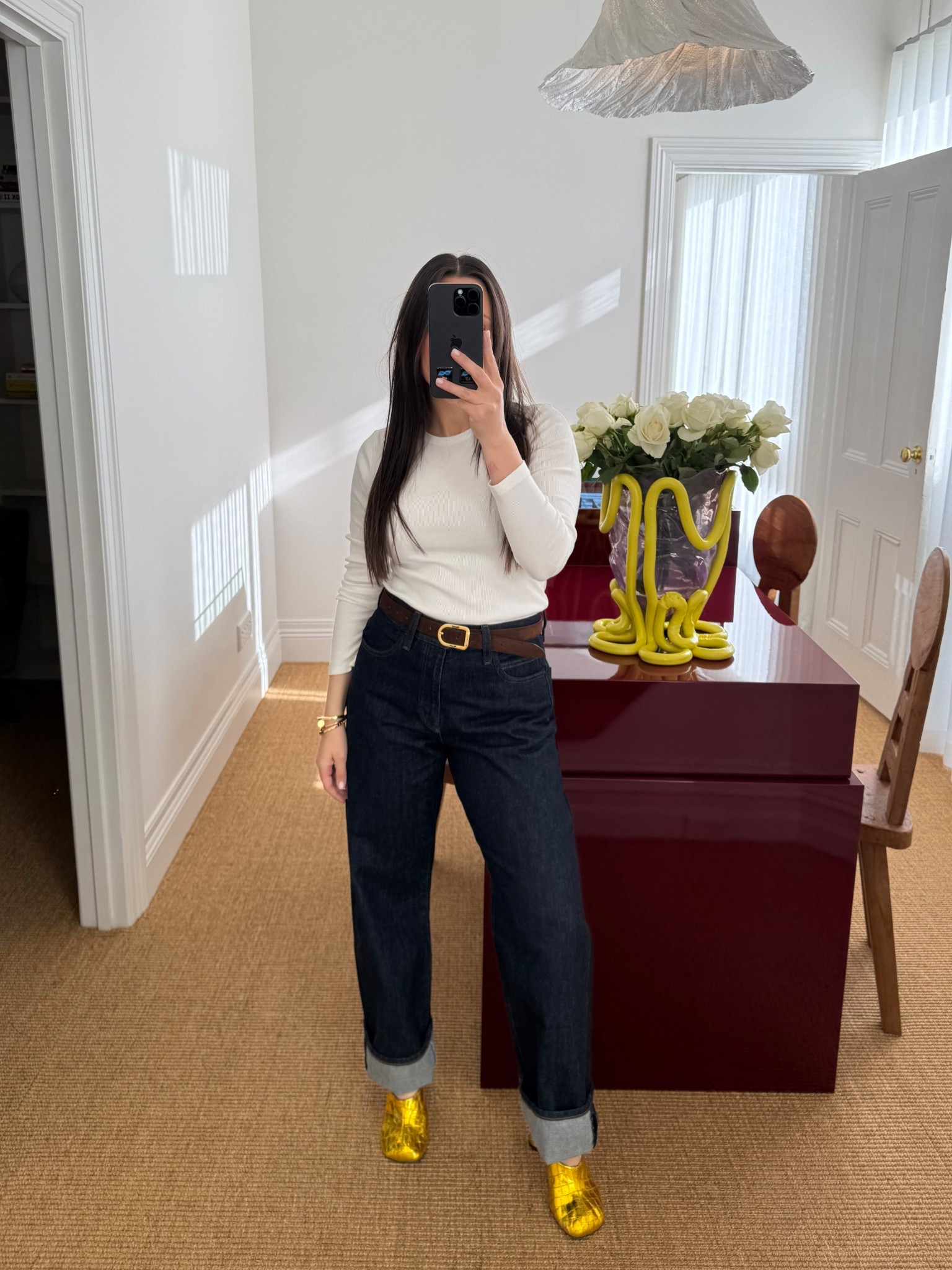 Outfit for consults at KDJ House 💎
Jeans: size 25
Top: XS
Shoes: 36.5 (last season dries)
Belt: SMALL

#LTKaustralia #LTKstyletip #LTKdatenight