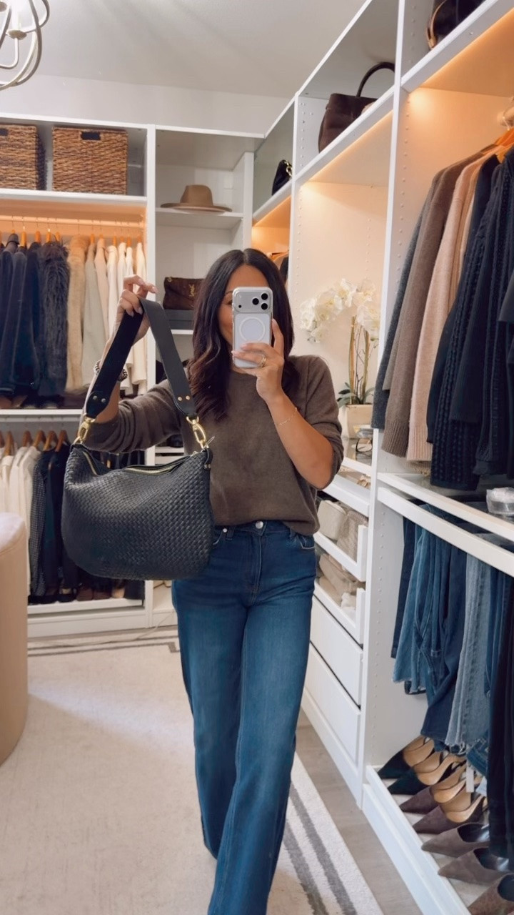 This woven bag is so luxe yet practical for everyday. I love that it comes with two straps, one for the shoulder and one for a crossbody. You can also use it as a clutch.
Two sizes available and it now comes in suede 🔥

@Quince  #quincepartner

#LTKootd #LTKOver40