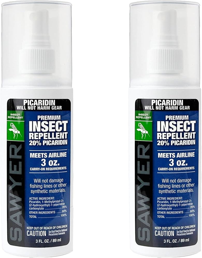 Sawyer Products SP5432 Picaridin Insect Repellent Spray, 20%, Pump, 3-Ounce, (Pack of 2) (Packagi... | Amazon (US)