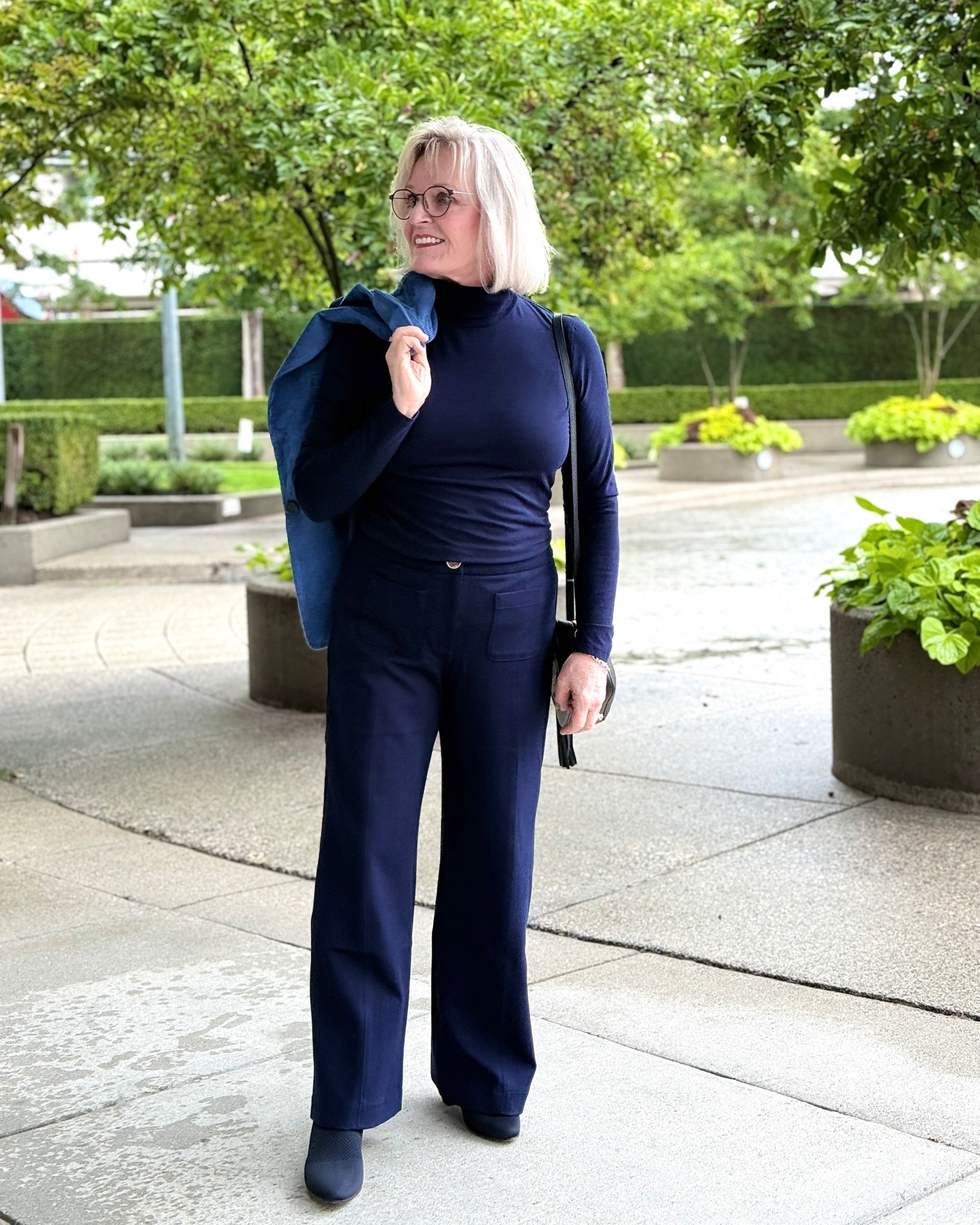 #TalbotsPartner
Talbots September collection is what fall is all about…sumptuous textures, cozy sweaters, soft jackets, and polished denim. 🍂
These are the kind of pieces that make getting dressed feel effortless with easy layers and flattering cuts that fit every body. 
@talbotsofficial is a size inclusive brand that’s been providing modern classic style for women for over 70 years, and they continue to get it right season after season. 
Wearing petite 10 in Wide Leg Ponte pants and small in Cotton Turtleneck 
Learn more about Talbots and shop all my favorites in my LTK shop and save 25% off during their Anniversary Sale! 
#talbots #ad 

#LTKMidsize #LTKOver40 #LTKPetite